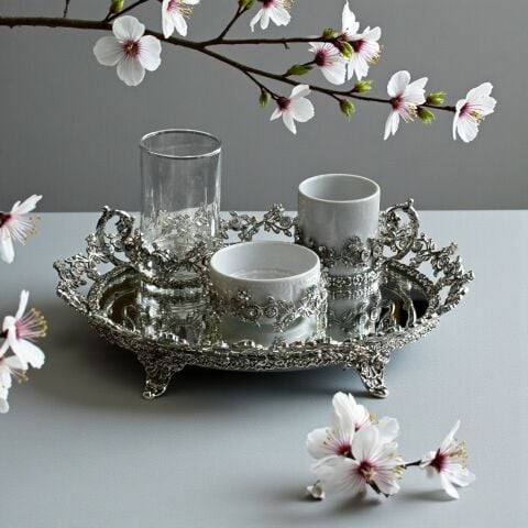 Pirinç Damat Tepsisi – Gümüş