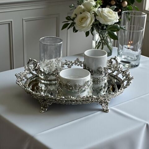 Pirinç Damat Tepsisi – Gümüş