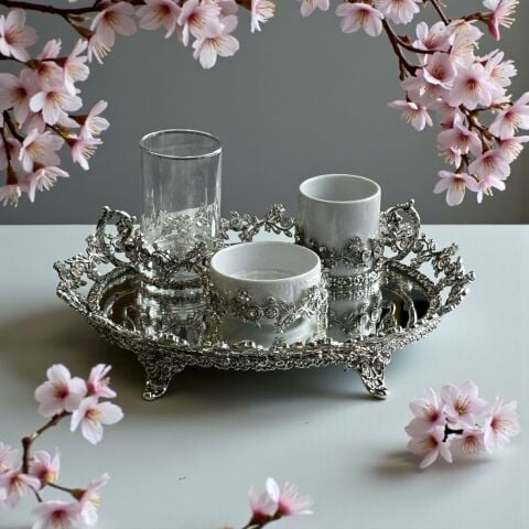 Pirinç Damat Tepsisi – Gümüş