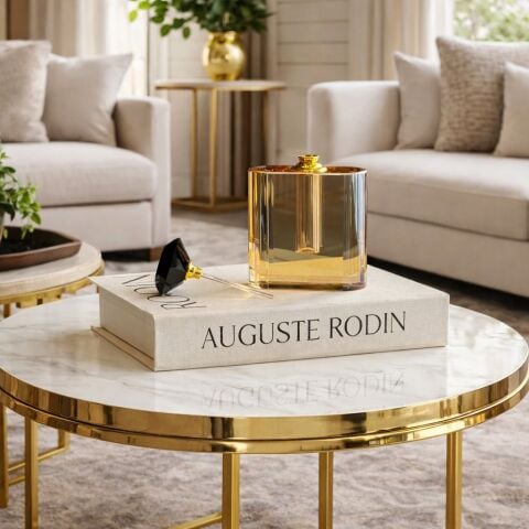 Dekoratif Kristal Parfüm Şişesi – Bal