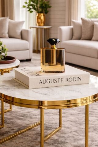 Dekoratif Kristal Parfüm Şişesi – Bal