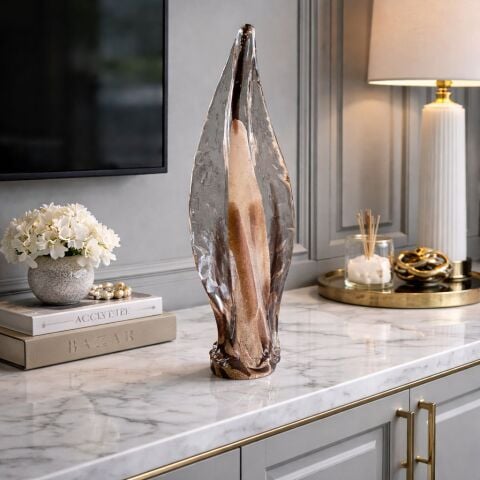 Dikey Cam Dekoratif Obje – 39 cm