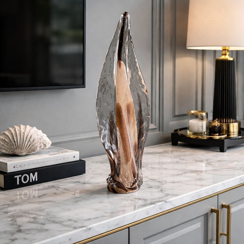 Dikey Cam Dekoratif Obje – 39 cm