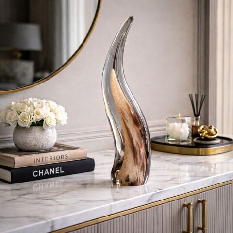 Dikey Cam Dekoratif Obje – 48 cm