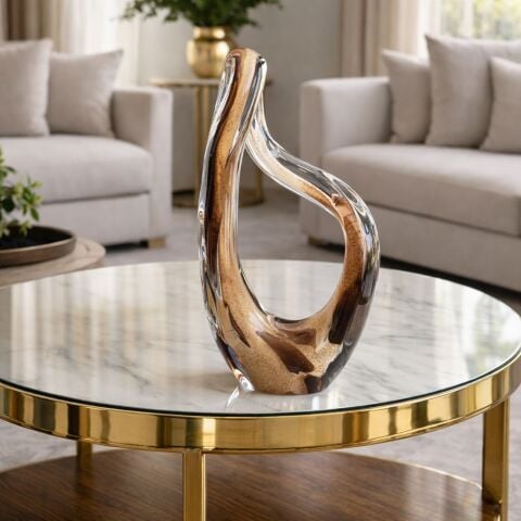 Cam Soyut Dekoratif Obje – 35 cm