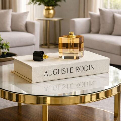 Kristal Dekoratif Parfüm Şişesi – Bal