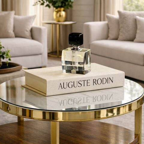 Kristal Dekoratif Parfüm Şişesi – Şeffaf