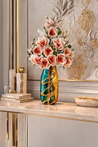 Kızıl Yol Dekoratif Vazo – Büyük