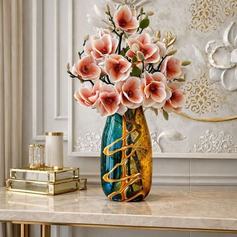 Kızıl Yol Dekoratif Vazo – Büyük