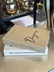 Kumaş Kaplı 2'li Set Dekoratif Kitap Kutusu