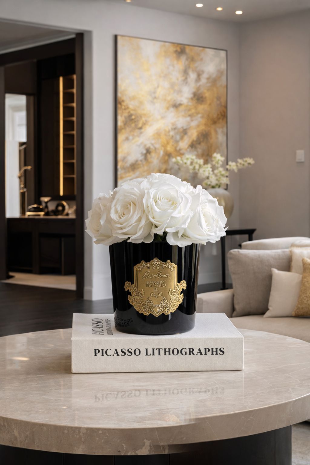 Premium Islak Kokulu Şakayık 10'lu – Siyah / Beyaz