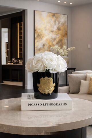 Premium Islak Kokulu Şakayık 10'lu – Siyah / Beyaz