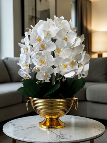 Vionna Saksı 6 Dal Orkide Aranjmanı – Gold