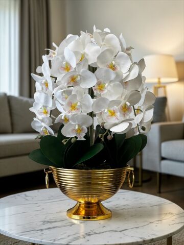 Vionna Saksı 6 Dal Orkide Aranjmanı – Gold