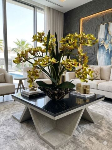 Amrof Döküm Saksı Premium Singapur Orkide Aranjmanı 6’lı – Eskitme