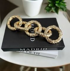 Dekoratif Döküm Zincir Aksesuar Gold