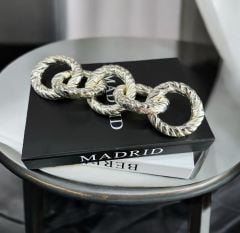 Dekoratif Döküm Zincir Aksesuar Gümüş