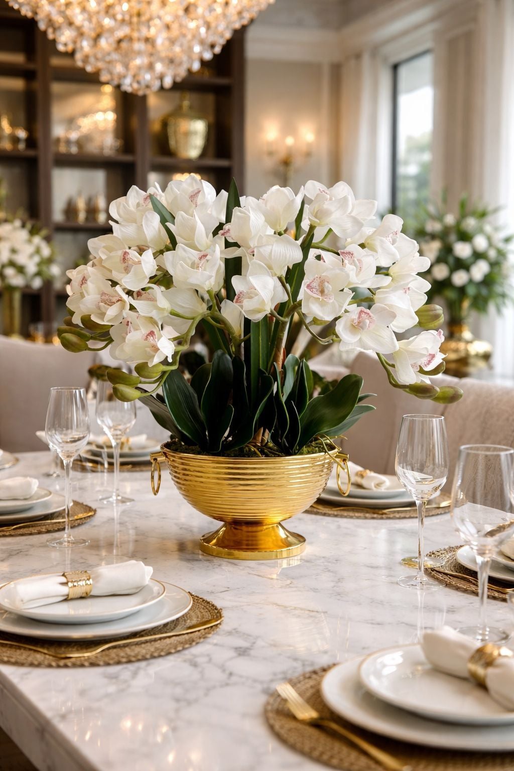 Vionna Saksı Singapur Orkide Aranjmanı – 6 Dallı