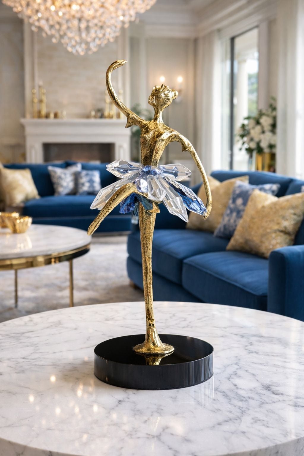 Dekoratif Kristal Balerin Obje
