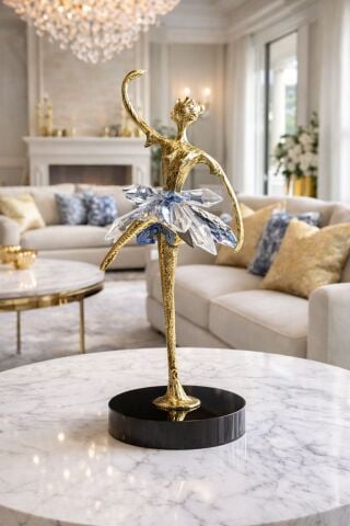 Dekoratif Kristal Balerin Obje