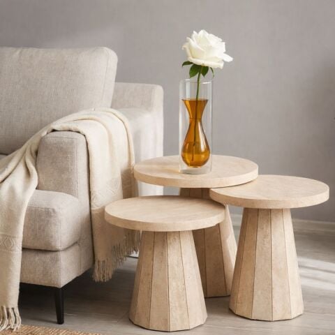 Cidarlı Cam Vazo – Turuncu