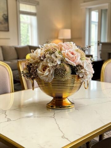 Vionna Saksı Karışık Gül Buketi – Gold