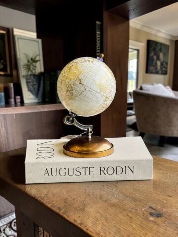 Dünya Küre Dekor Obje – Eskitme