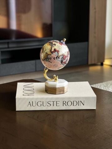 Dünya Küre Dekor Obje