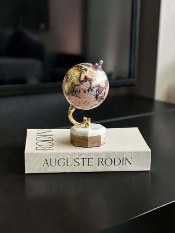 Dünya Küre Dekor Obje