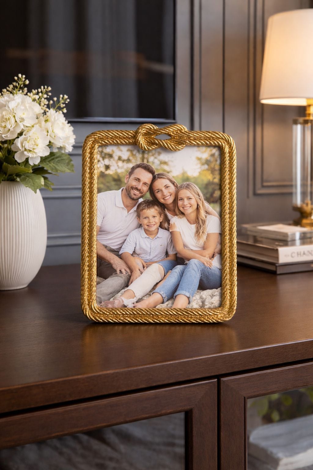 Döküm Halat Detaylı Çerçeve – Gold