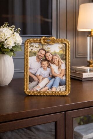 Döküm Halat Detaylı Çerçeve – Gold