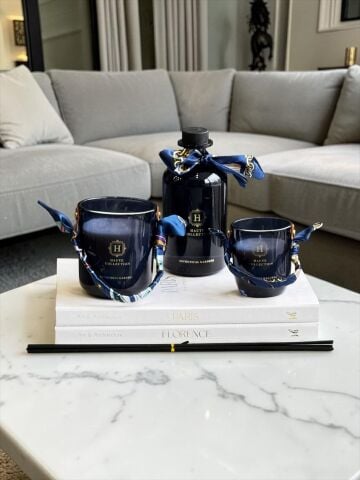 Lüx Oda Kokusu & 2’li Mum Seti – Cam Esctatic Garden