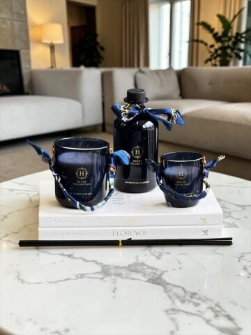 Lüx Oda Kokusu & 2’li Mum Seti – Cam Esctatic Garden