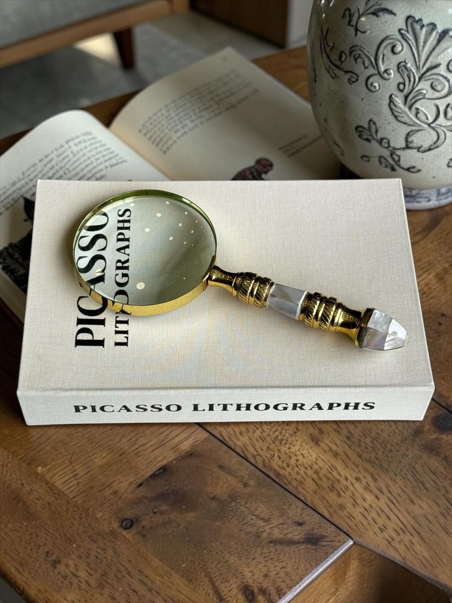 Dekoratif Büyüteç – Gold