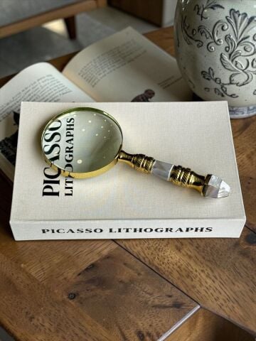 Dekoratif Büyüteç – Gold