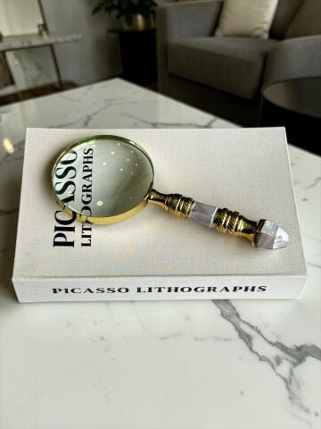 Dekoratif Büyüteç – Gold