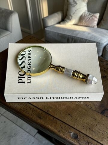 Dekoratif Büyüteç – Gold