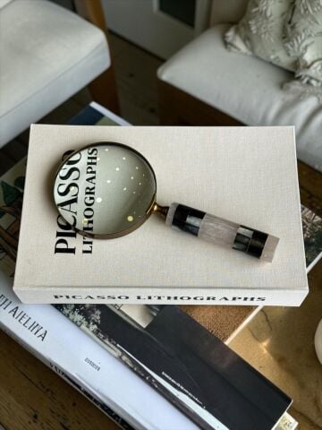 Dekoratif Büyüteç – Gold