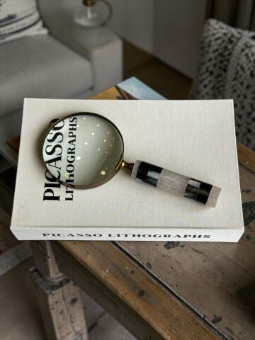 Dekoratif Büyüteç – Gold