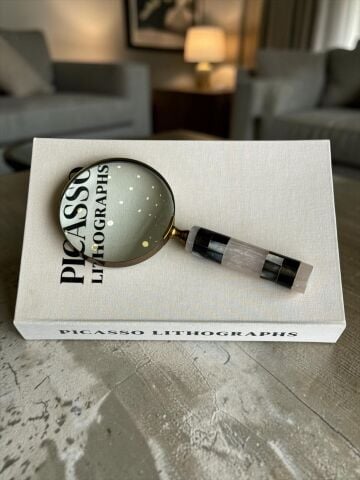 Dekoratif Büyüteç – Gold