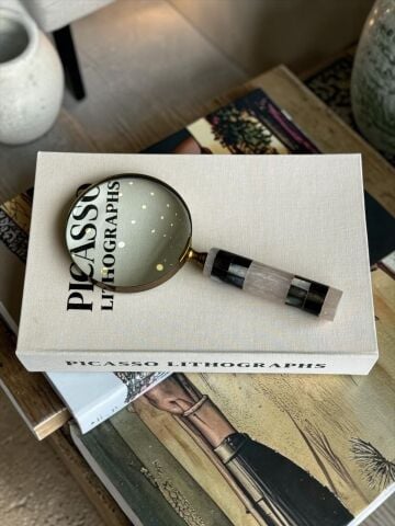 Dekoratif Büyüteç – Gold