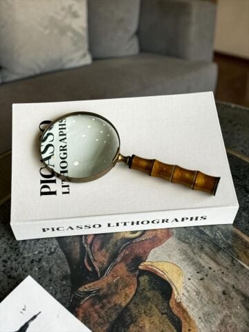 Dekoratif Büyüteç – Gold