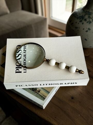 Dekoratif Büyüteç – Gold