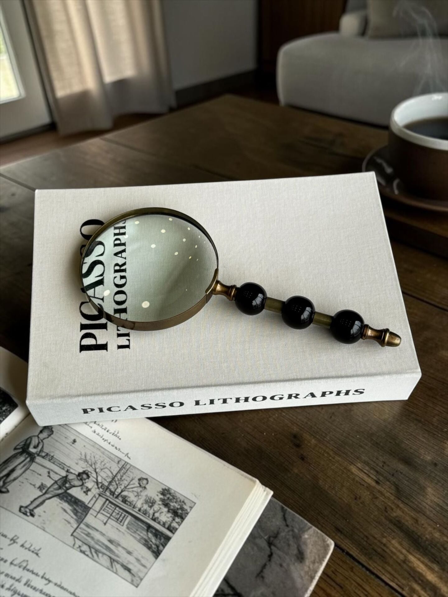 Dekoratif Büyüteç – Gold