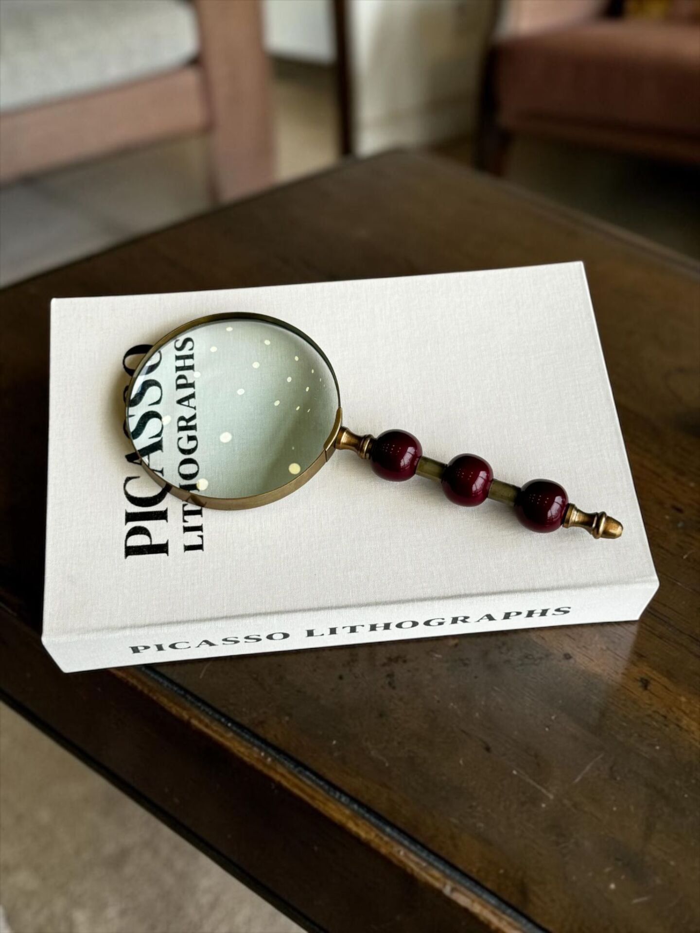 Dekoratif Büyüteç – Gold