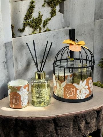 Kafes Mumluk & Oda Kokusu 3 Parça Set